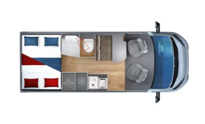 camper Van 2/4 posti